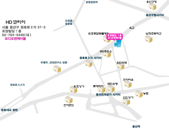 HDKOREA MAP